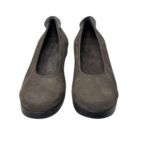 Arche Albame Brown Nubuck Leather Round Toe Size 41 - Picture 2 of 10